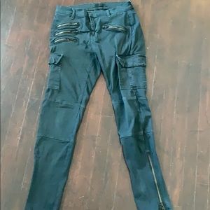 Jbrand black cargo jeans, size 28